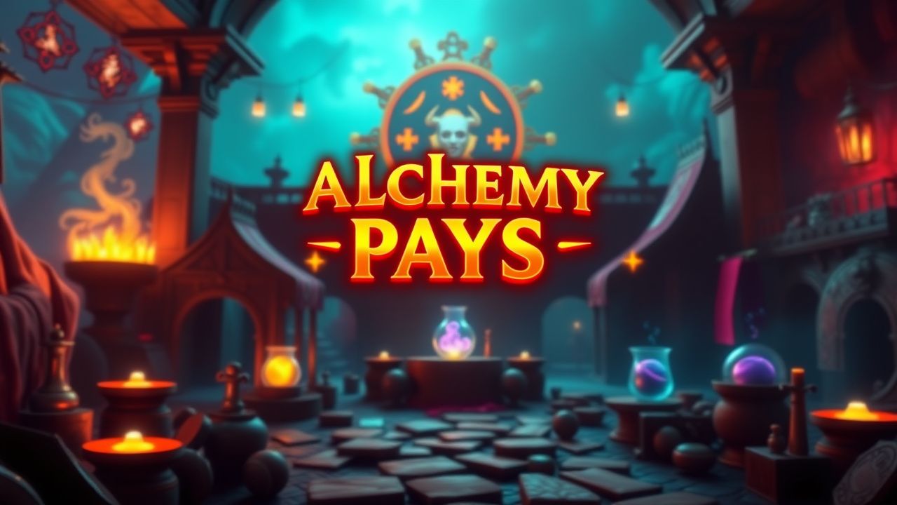 Alchemy Pays slot artwork