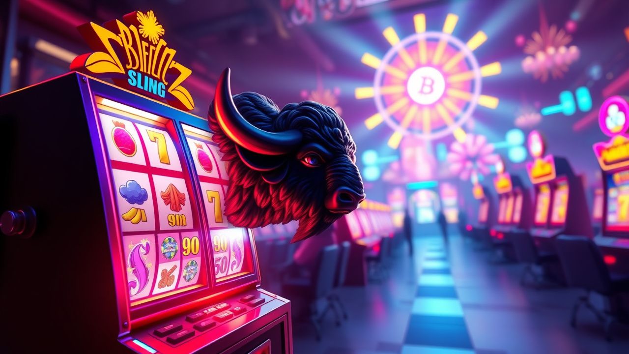 buffalo slot machine megaways, crypto casino big win celebration, neon slots jackpot
