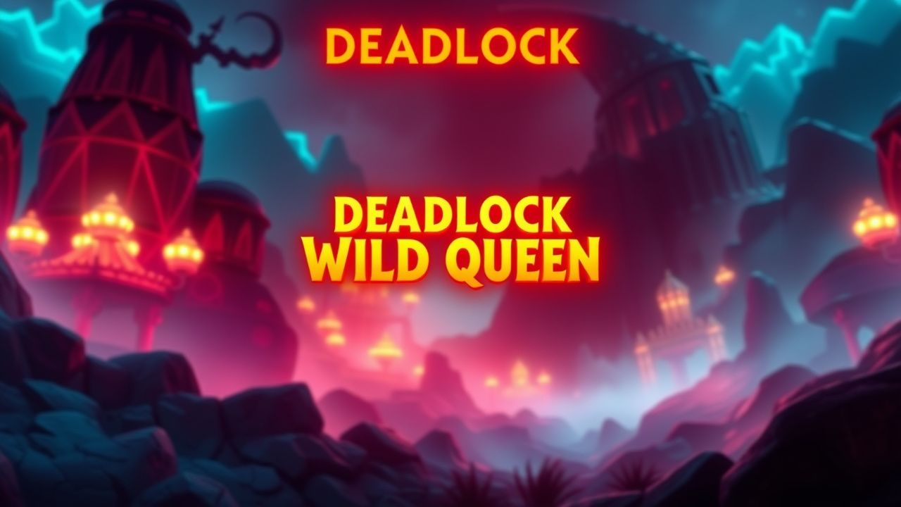 Deadlock Wild Queen slot artwork