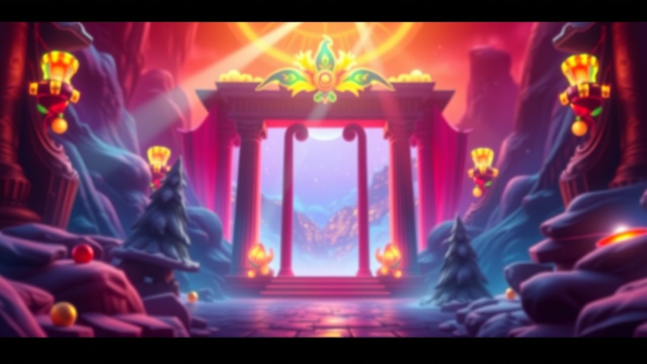 Gates of Olympus Xmas slot artwork