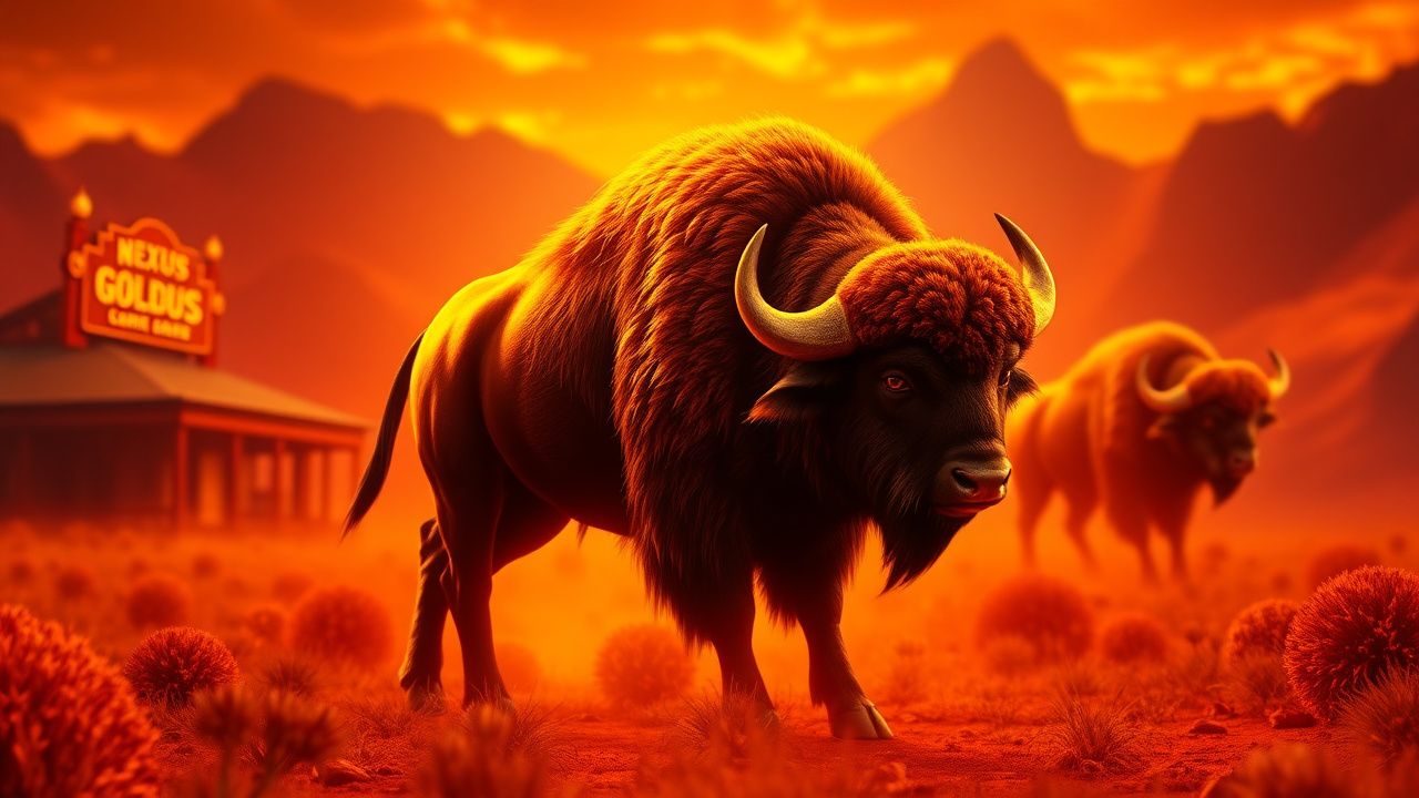 Nexus Golden Buffalo slot artwork