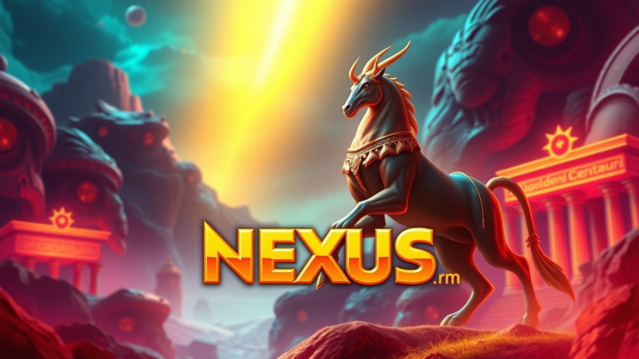 Nexus Golden Centaur slot artwork