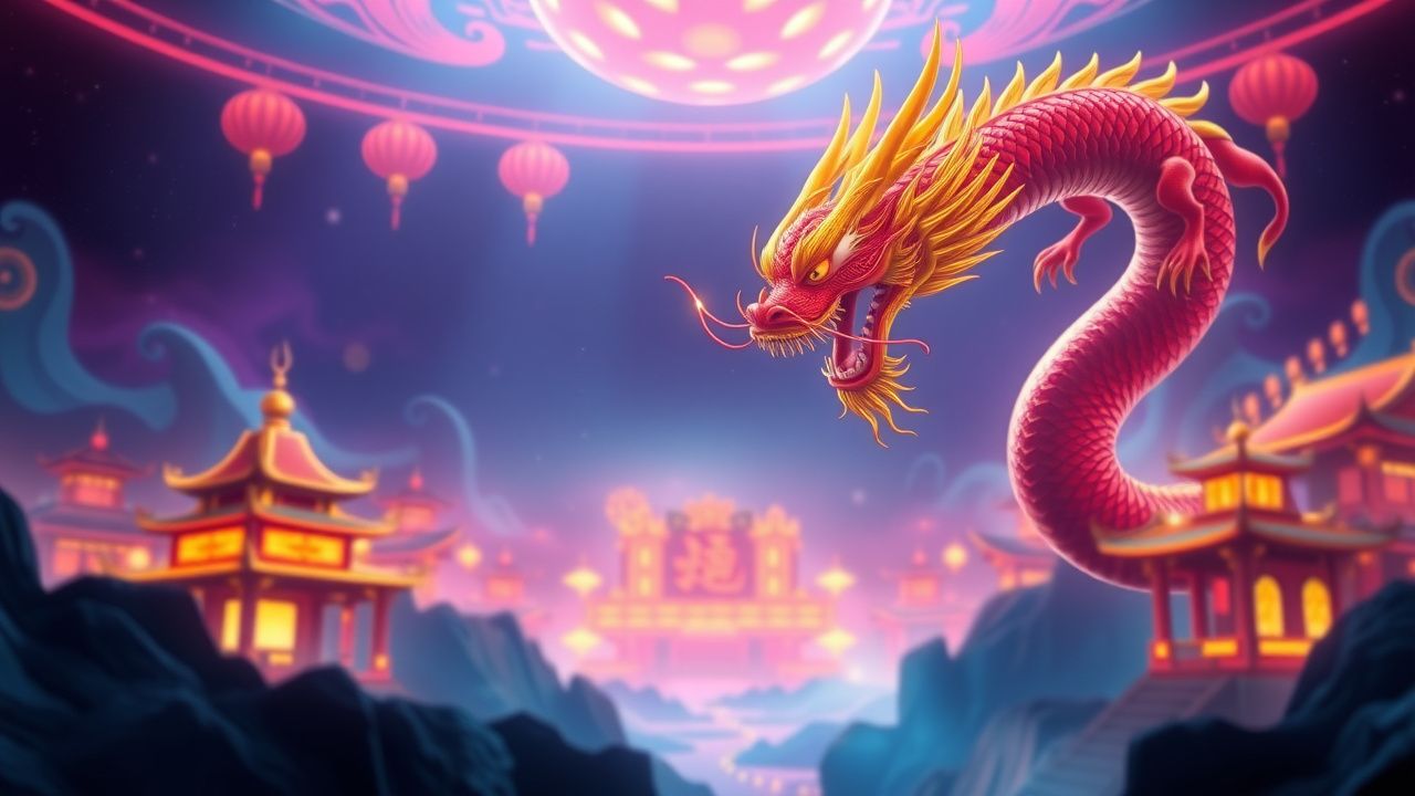 Nexus Golden Dragon slot artwork