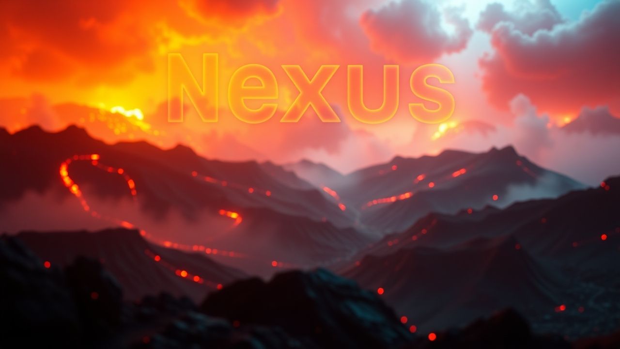 Nexus Golden Lava slot artwork