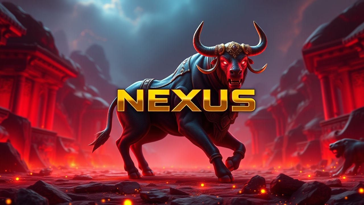 Nexus Golden Minotaur slot artwork