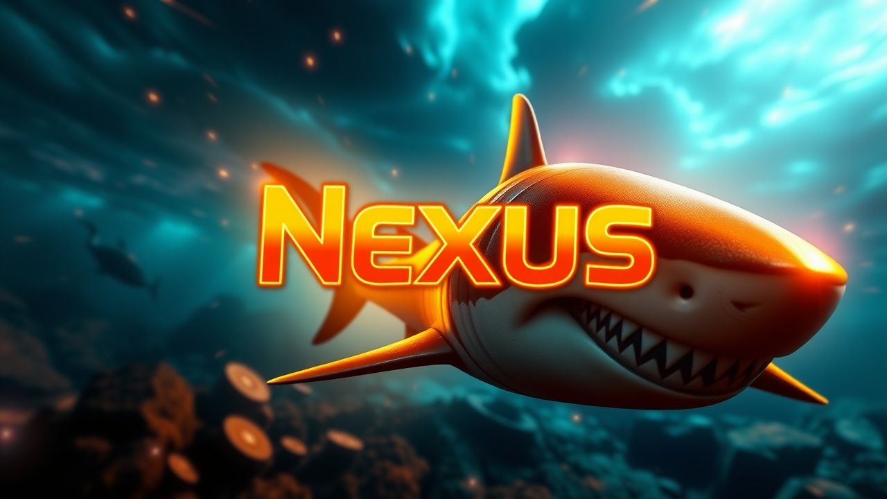 Nexus Golden Shark slot artwork