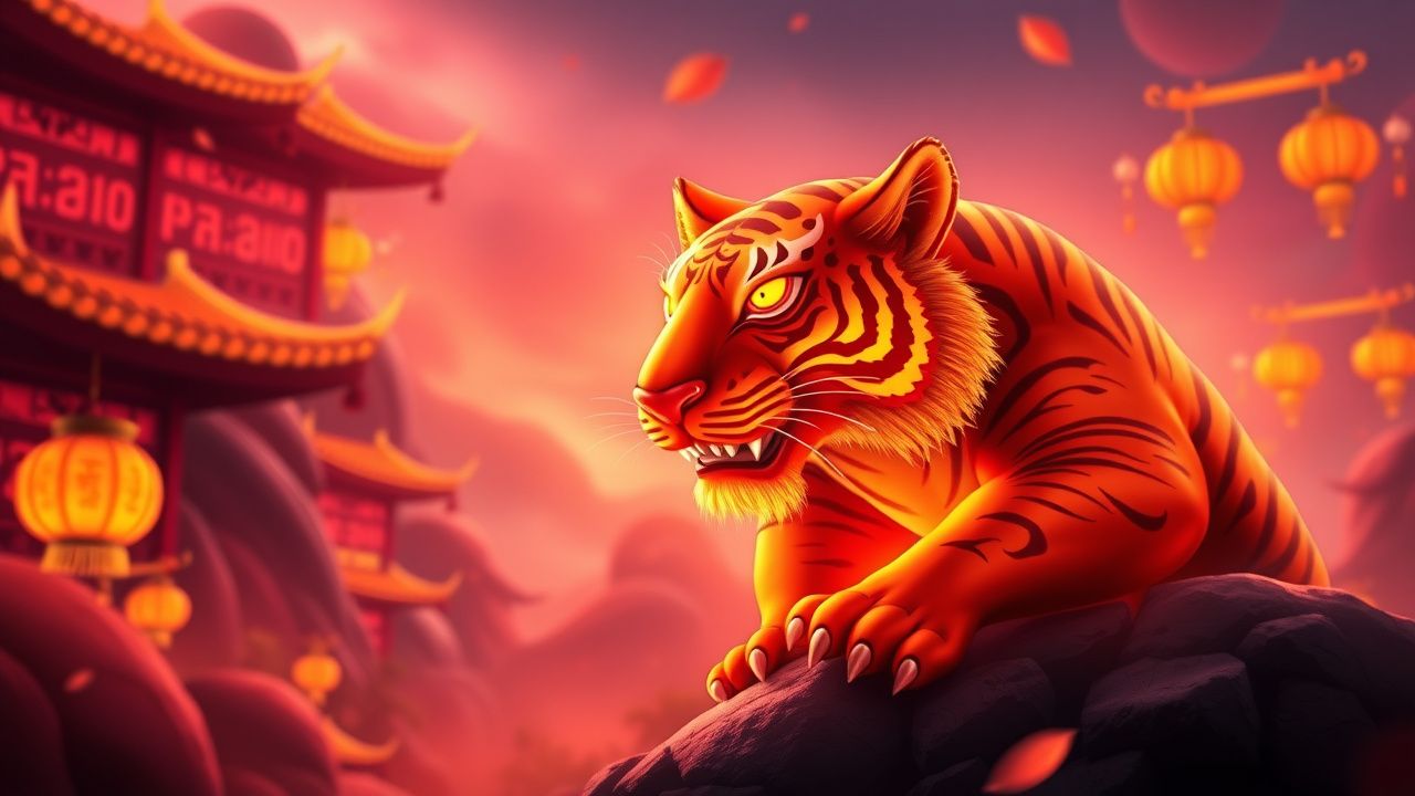 Nexus Golden Tiger slot artwork
