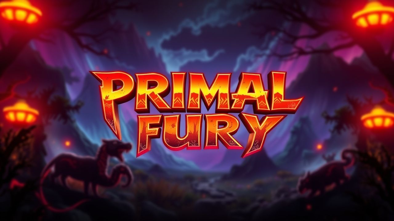 Primal Fury slot artwork