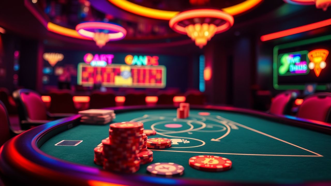 blackjack card game neon, crypto casino chips bitcoin, live dealer blackjack table