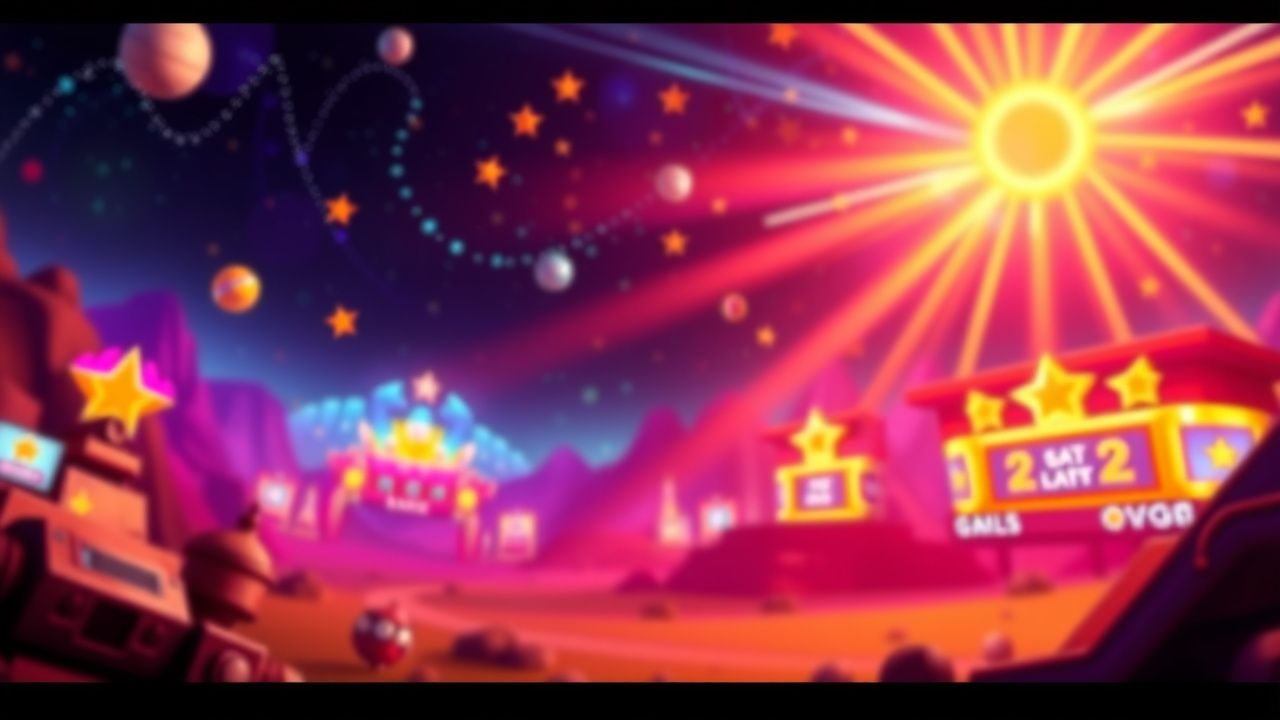 Starfall Blitz slot artwork