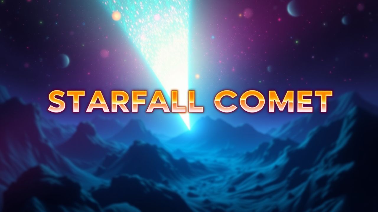 Starfall Comet slot artwork
