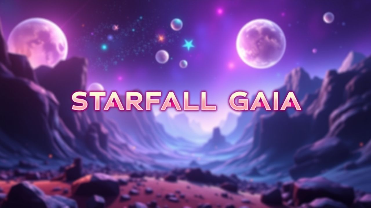 Starfall Gaia slot artwork